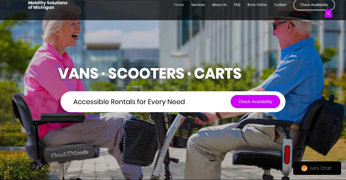 Mobility Solutions website